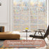 Haton Window Privacy Film, Stained Glass Rainbow Film Decorative Window Clings, Static Cling Sun Blocking Stickers Decals Coverings Tint for Home ...