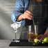 Homestia 10" Stainless Steel Muddler for Cocktails Drink Muddler, 12" Cocktail Spoon, 1 oz 2 oz Double Jigger, Basic 3 PCS Gold Cocktail Set Mixin...