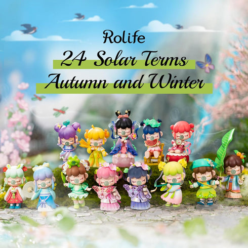 Rolife Nanci Blind Box-24 Solar Terms Series Spring and Summer, 1PC Exclusive Action Figure Box, Popular Collectible Toy Cute Action Figure Creati...