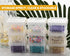 9Pack Small Plastic Clear Storage Box Containers with Lids, Mini Bins (L3.4 x W2.5 x H2inches) - Reusable Craft Box, Small Items Accessories Stora...