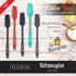 Silicone Jar Spatula | 600F Heat Resistant Non-Stick Rubber Scraper | Perfect for Jars, Smoothies, Blenders | One Piece Utensils | Durable Kitchen...