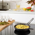 Starfrit The Rock 16cm (6.5") Non-Stick Egg Fry Pan - Durable Forged Aluminum - Oven Safe - PFOA Free - Easy to Clean - Black...