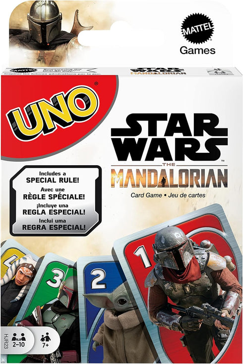 UNO Star Wars The Mandalorian, Themed Deck & Special Rule, Gift for Kid, Adult & Family Game Nights, Ages 7 Years Old & Up, HJR23...