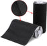 Hook and Loop Tape Double Sided Hook and Loop Tape with Adhesive Back Fastener Strip Reusable Double Side Hook Roll Sticky Glue Nylon Patch, Black...