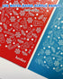 Keoker Christmas Silk Screen for Polymer Clay, Christmas Silk Screen Stencils for Polymer Clay, Printing on Clay & Other Jewelry Clay Earrings Dec...