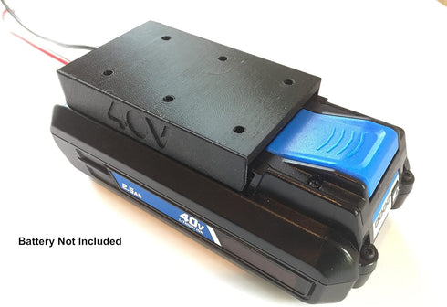 Adapter for Hart 40V Battery Batteries 12 Gauge Power Output Lithium li-ion, black...