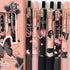 6 Pcs Gel Ink Pens Retractable Pens Cute Rose Flower Pen 0.5mm Black Ink Pen Writing Pens Office School Supplies for Girls Boys Women Men (Butterf...