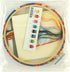 Dimensions Tea Time Counted Cross Stitch Kit for Beginners, 6" Diameter, 6 Piece...
