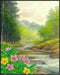 Posterizer 1 pcs-serene meadow scene in classic oil painting art style 7-Collectibles & Fine Art-Landscape & Nature Art-Gift for Men Women Teens- ...