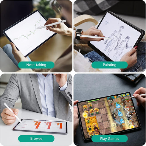 ORIA Stylus Pens for i Pad, Active Pencil for i Pad, USB Rechargeable Stylus Pens with Power Indicator, High Sensitivity, Compatible with i Pad 8t...