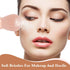 3 Sets Travel Brush Makeup Set, 4 in 1 Mini Portable Lip Brush Foundation Blending Powder Eye Shadow Brush for Women Facial Retractable Set...