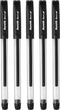 Reynolds Jiffy 0.5mm Needle Point Gel Pens Black Ink - Pack of 40 (Ship From India)...