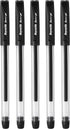 Reynolds Jiffy 0.5mm Needle Point Gel Pens Black Ink - Pack of 40 (Ship From India)...