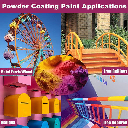 Powder Coating Powder | Powder Coat Perfect for Metal Surfaces | Car Paint | Building Materials | Powder Paint for Steel Structures, Factories, Bu...