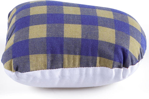 MOLIGOU Tailors Ham, Pressing Tool for Ironing, Sewing Ham for Dart, Sleeve, Curved Seam (Blue and Yellow Plaid)...