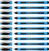 Schneider Slider Memo XB (Extra Broad) Ballpoint Pen, 1.4 mm, Light Blue Barrel, Black Ink, Box of 10 Pens (150201)...