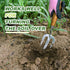 Garden Hand Fork, Hand Weeding Fork with Sharp Tine for Easy Uprooting Large Weeds, Stainless Steel Garden Fork, Comfortable Grip Wood Handle Hand...