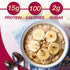 ProtiDIET High Protein Banana Nut Instant Oatmeal - Gluten Free, Rich in Fiber, Low Sugar - Easy to Digest, Healthy, and Nutritious Breakfast Prot...