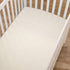 American Baby Company 100% Natural Cotton Fitted Crib Sheet 52" x 28" - Soft, Breathable, Hypoallergenic & Gentle Toddler Bed Sheet, Ecru, Neutral...