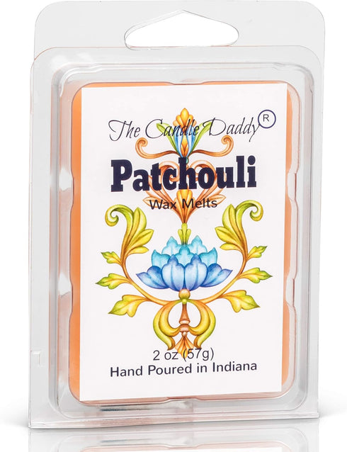 The Candle Daddy Patchouli Incense Scented Melt- Maximum Scent Wax Cubes/Melts- 1 Pack -2 Ounces- 6 Cubes...
