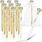 10 Pcs Bridal Shower Pens Bridesmaid Pens Diamond Pens with 10 Sheer Organza Bags Crystal Metal Ballpoint Pens Bling Pens for Wedding Party Favors...