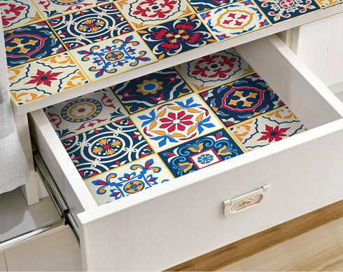 CiCiwind Contact Paper Cute Peel and Stick Wallpaper Adhesive Shelf and Drawer Liner for Countertops Shelves Drawer Shelf Paper Decor Kitchen Book...