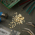 Sadnyy 2 * 2 mm 150 Pcs Gold Solder Silver Solder For Jewelry 14K Gold Solder Including E Solder M Solder H Solder Easy Welding for DIY Jewelry Ma...