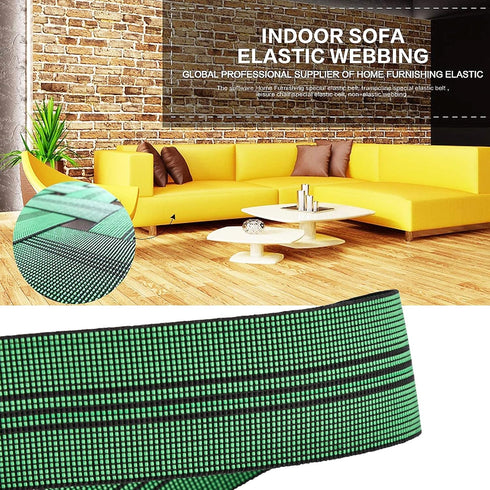 2-inch Wide Sofa Elastic Webbing Elasbelt Stretch Latex Band Upholstery Furniture Sofa Chair Repair DIY Modification (42 Foot)...