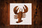 Crawfish Style Design Stencil, 4-Inch, Reusable Mylar Cutout for Art, Crafts & DIY Projects...