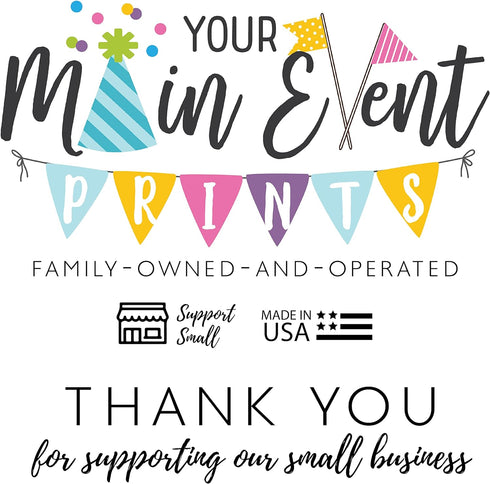 Your Main Event Prints Lumberjack Baby Shower Bottle Wraps - 25 Bear Water Bottle Labels - Decoration Favors...