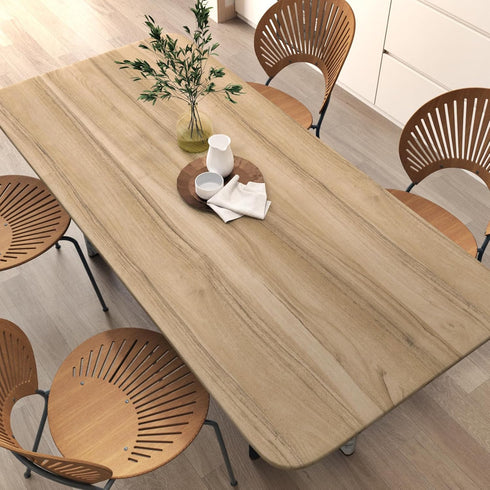 Light Brown Wood Wallpaper Peel and Stick Oak Wood Contact Paper for Countertops Removable Peel and Stick Wallpaper Waterproof Vinyl Wood Grain Co...