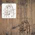 FINGERINSPIRE Beautiful Horse Painting Stencil 11.8x11.8 inch Hollow Out Horse Head Drawing Stencil Reusable Animal Craft Stencil for Painting on ...