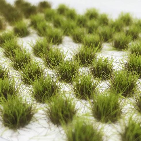 Cayway 128 PCS Static Grass Tuft Model Grass Tufts Terrain Model Kit Resin Static Scenery Model, Fake Moss Grass and Tweezers for Train Landscape ...