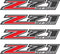 GOLD HOOK Z71 Offroad Truck Decals - 2014-2018 Bedside Stickers (Set of 4)...