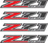 GOLD HOOK Z71 Offroad Truck Decals - 2014-2018 Bedside Stickers (Set of 4)...