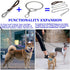 Dog Chain Collars 304 Stainless Steel Metal Chew Proof Dog Necklace Anti Winding Dog Leash Extension Lead for Small Medium Large Dogs Training and...