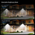 Solar Lights Outdoor, 800LM 3000mAh Solar Motion Sensor Lights, 4 Modes 46LED Solar Motion Lights Outdoor with IP65 Waterproof for Garden Deck Gar...