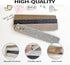 8 Pcs Black Brown Gray Felt Pin Board Bar Strips Bulletin Board ?Self-Adhesive Bulletin Board Bar Strips?Cork Boards for Walls with 35 Pushpins, f...