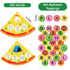 Word Pizza - Word Building Game Ages 4-6 with 150 Alphabet Tokens & 100 Words, Preschool Kindergarten Learning Activities, Homeschool Classroom Ph...