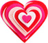 Playfully Ever After 1 to 6 inch Multi-Size Color Pack 24pc Felt Hearts (Red/Pink/LightPink/White)...