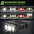 LED Rechargeable Headlamp with Motion Sensor, 8 Light Modes, White Red Light, 1000 Lumen Water Resistant High-Performance Head Light for Outdoors,...