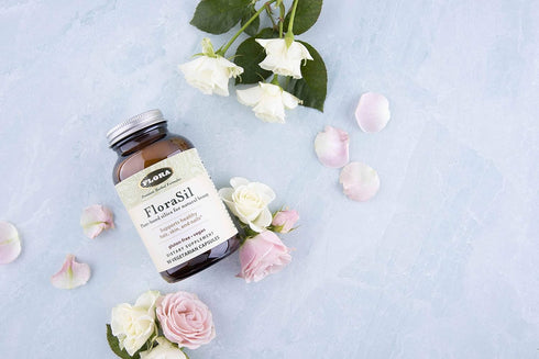 Flora FloraSil 90 Veg Capsules - Silica Supplement with Horsetail Extract for Healthy Hair, Skin, and Nails* - Supports Collagen Formation...