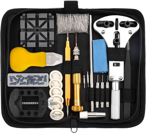 Vastar Watch Repair Kit, Watch Battery Replacement Tool Kit, Watch Link Removal Tool Kit, Watch Band Link Pin Tool Set with Carrying Case...