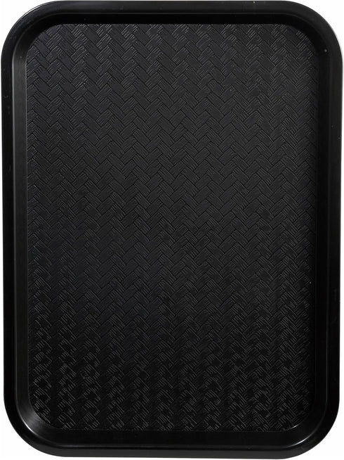 Winco 10" x 14" Fast Food/Cafeteria Tray, Black...