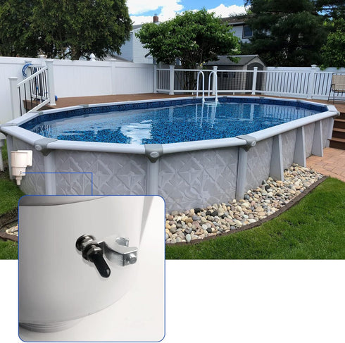 Pool Bonding Kits for Above Ground Pools, BWB680AG Mechanical Connectors Ensure in Direct Contact, Compatible with Most Skimmers...