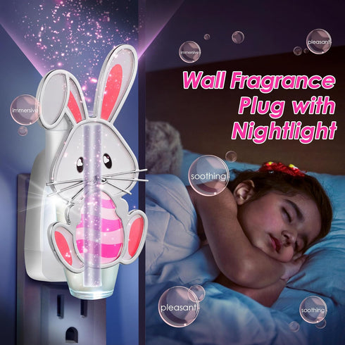 Wall Fragrance Plug in with Night Light, Compatible with Bath & Body Works WallFlower Fragrance, Wall Plug Essential Oil Diffuser with Nightlight ...