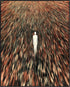 Posterizer 1 pcs-abstract and evocative depiction of a white figure 3-Abstract & Modern Art-Gift For Buddhism Meditation philosophy Fans- unframed...