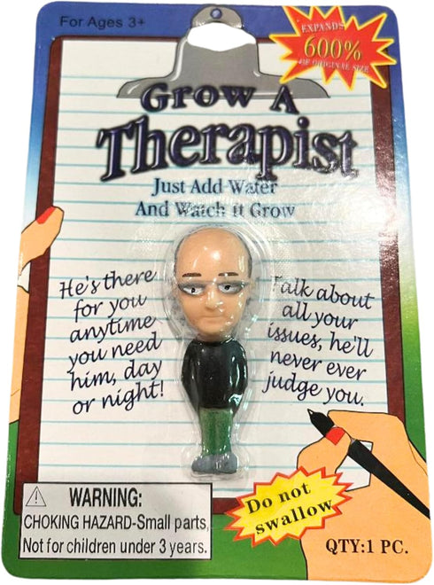Funny Science Water Toy Grow a Therapist Growing Therapist - Grows Up to 600% Grow Creature Add to Water...