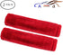 Amooca Soft Faux Fur Universal Fit Seatbelt Cover Car Truck SUV Airplane Seat Belt Shoulder Pad for Carmera Backpack Straps Neck Cushion Protector...