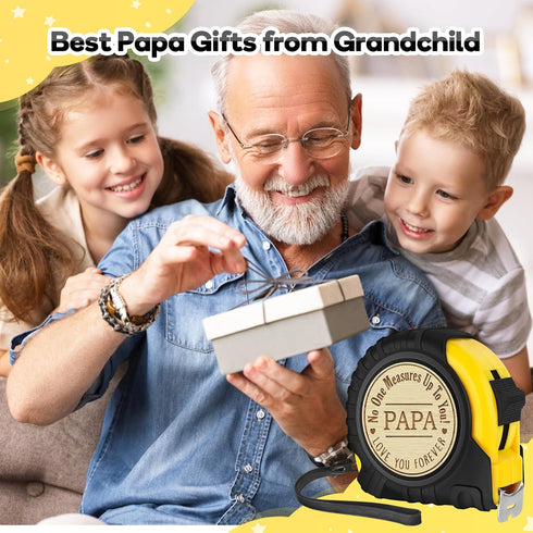 Papa Gifts for Grandpa, Papa Fathers Day Gift Ideas, Best Papa Gifts from Grandchild, Christmas Birthday gifts for papa, Tool Gifts Carpenter Gift...